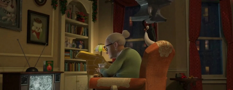 Пингвины из Мадагаскара в рождественских приключениях